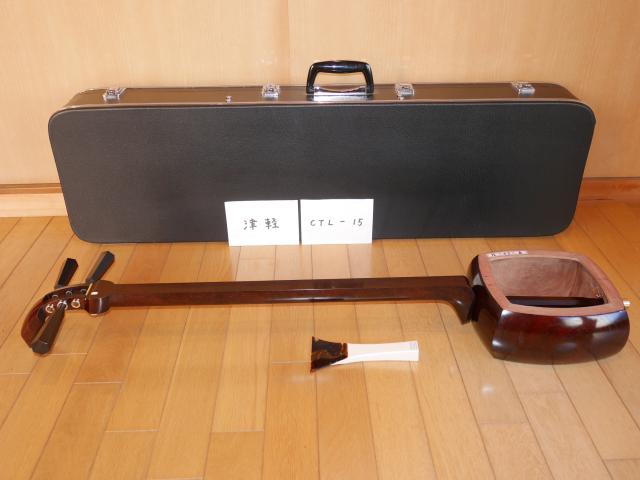 紅木津軽三味線(中古)女性用津軽、9分5厘[CTL-15]