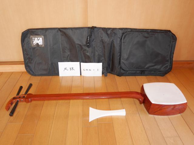 花林民謡三味線(中古)はとむね、小唄式[CⅯNー1]