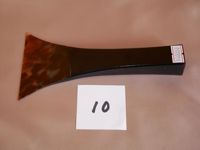 黒プラ台津軽べっ甲撥(中古) [C-10]