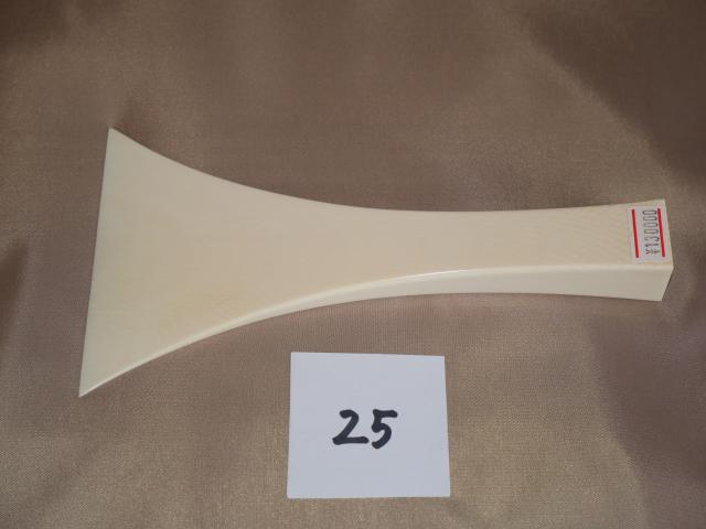 本象牙長唄丸撥(中古)[Z-25]