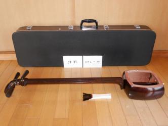 紅木津軽三味線(中古)女性用津軽、9分5厘[CTL-10]