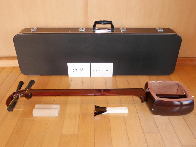 紅木津軽三味線(中古)女性用津軽、9分5厘[CTLー6]