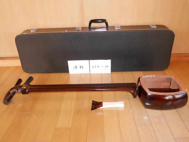 紅木津軽三味線(中古)1寸[CTNー10]